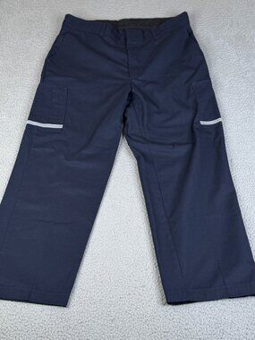 FEDEX  Cargo Delivery Pants Mens 38 R Blue Uniform Driver Stan Herman